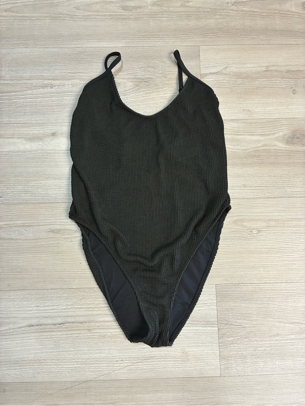 Good American Black Fits Everyone One-Piece Swimsuit